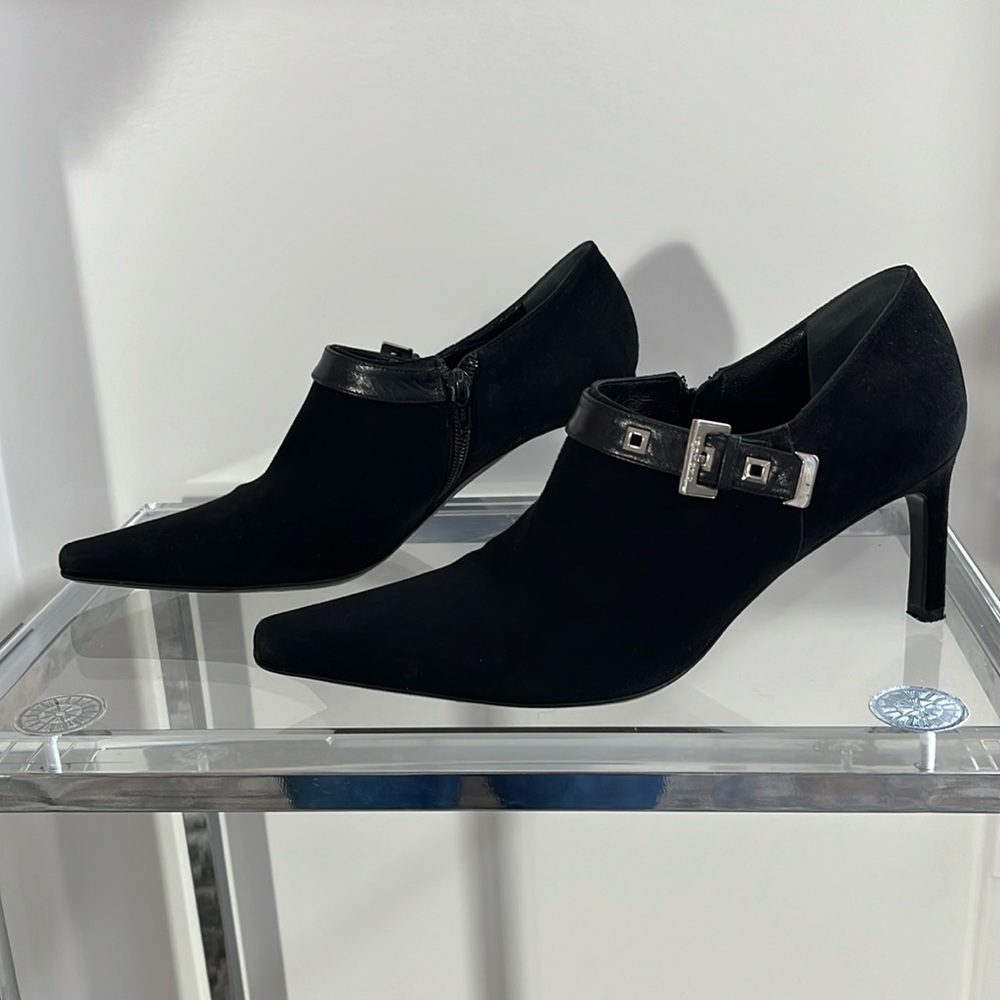 Casadei Black Suede Shoes